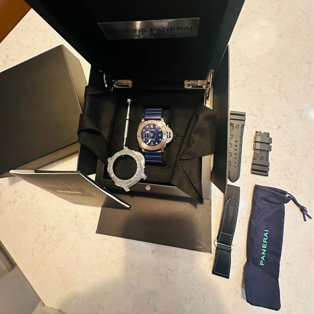 Panerai Blue and Black Watch Set